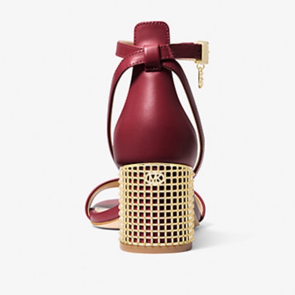 New Michael Kors MICHAEL Michael Kors Women's Maxine Sandals Luggage - Picture 3 of 3